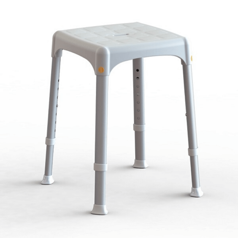 Wytrzymały taboret pod prysznic kwadratowy  KING-STA-20 Timago