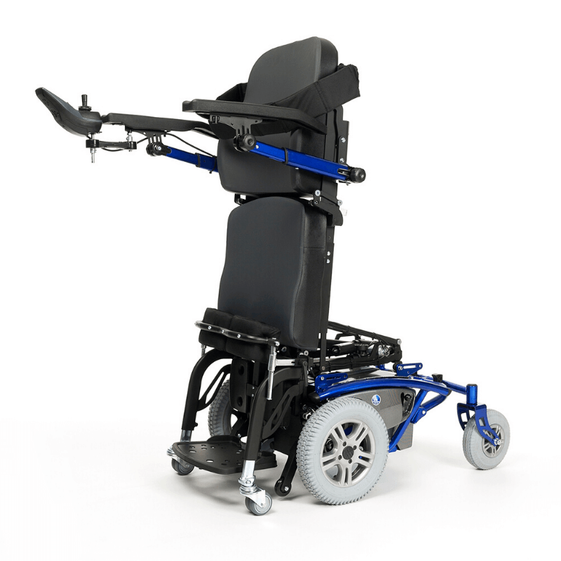 Wózek inwalidzki elektryczny z napędem na przednie koła z funkcją pionizacji TIMIX SU Vermeiren