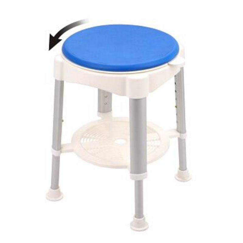 Taboret pod prysznic okrągły z obrotowym siedziskiem AT51120 Antar