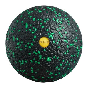 Piłka do masażu 12 cm czarno-zielona