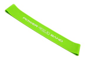 Taśma do ćwiczeń mini band  zielona 1,0 mm
