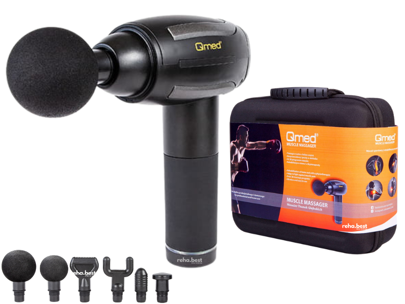 Pistolet do masażu tkanek głębokich MUSCLE MASSAGER Qmed