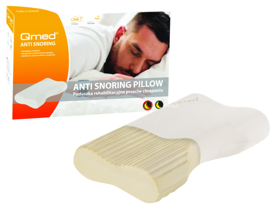 Poduszka ortopedyczna profilowana przeciw chrapaniu Anti Snoring Qmed
