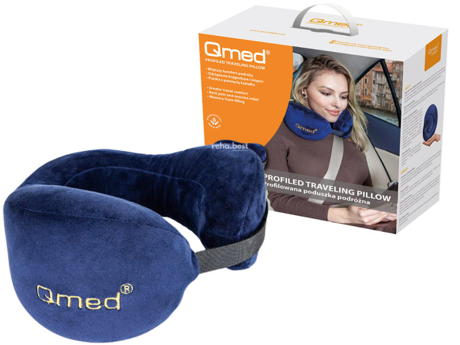 Profilowana poduszka podróżna Traveling Qmed
