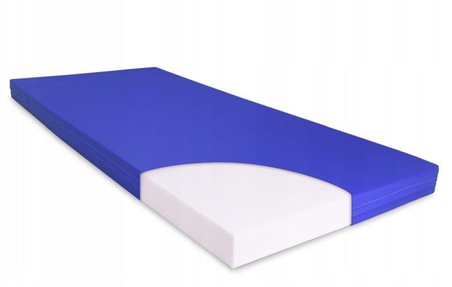 Materac piankowy bazowy na łóżko rehabilitacyjne 10 cm płaski
