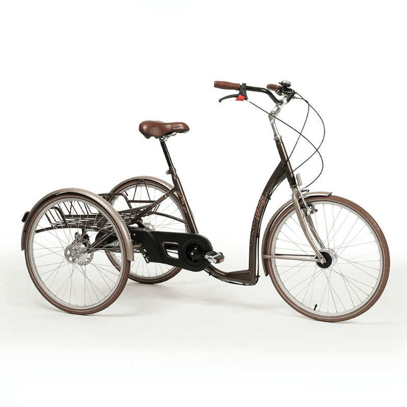 Rower rehabilitacyjny trójkołowy dla dorosłych w stylu RETRO VINTAGE Vermeiren