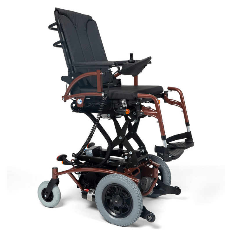 Wózek inwalidzki elektryczny z napędem na przednie koła NAVIX FWD pokojowo-terenowy Vermeiren