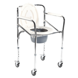 Krzesło toaletowe składane na kółkach FS 696 Timago